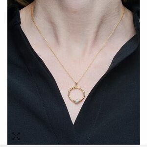 R.H. Macy & Co. Diamond Circle Pendant Necklace